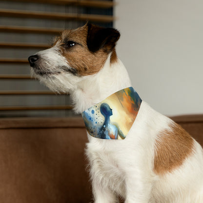 Resonance Abstract Healing Pet Bandana Collar