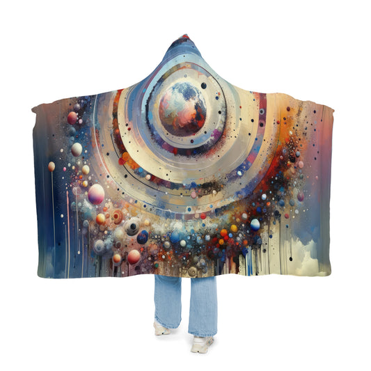 Conscious Rings Tachism Snuggle Blanket