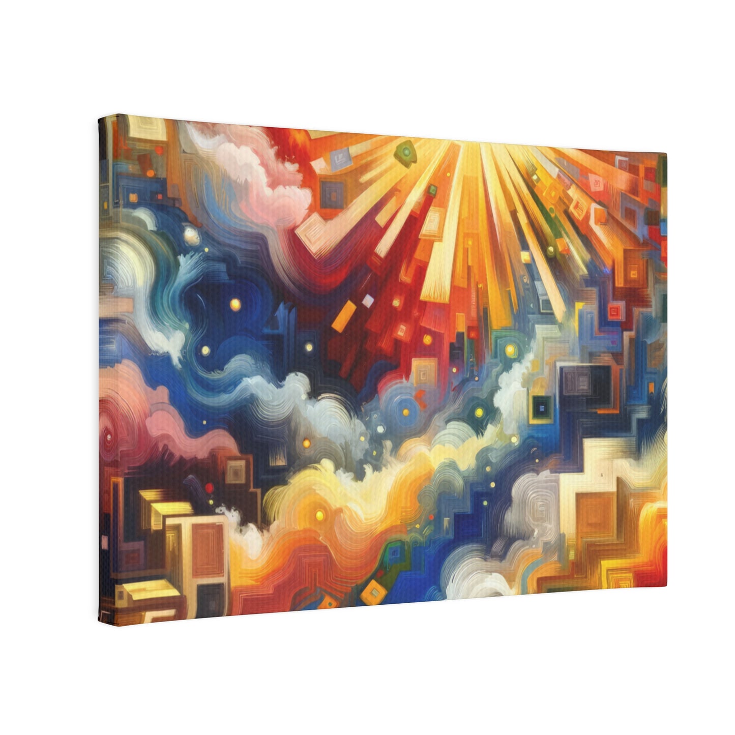 Abundant Resources Burst Canvas Photo Tile
