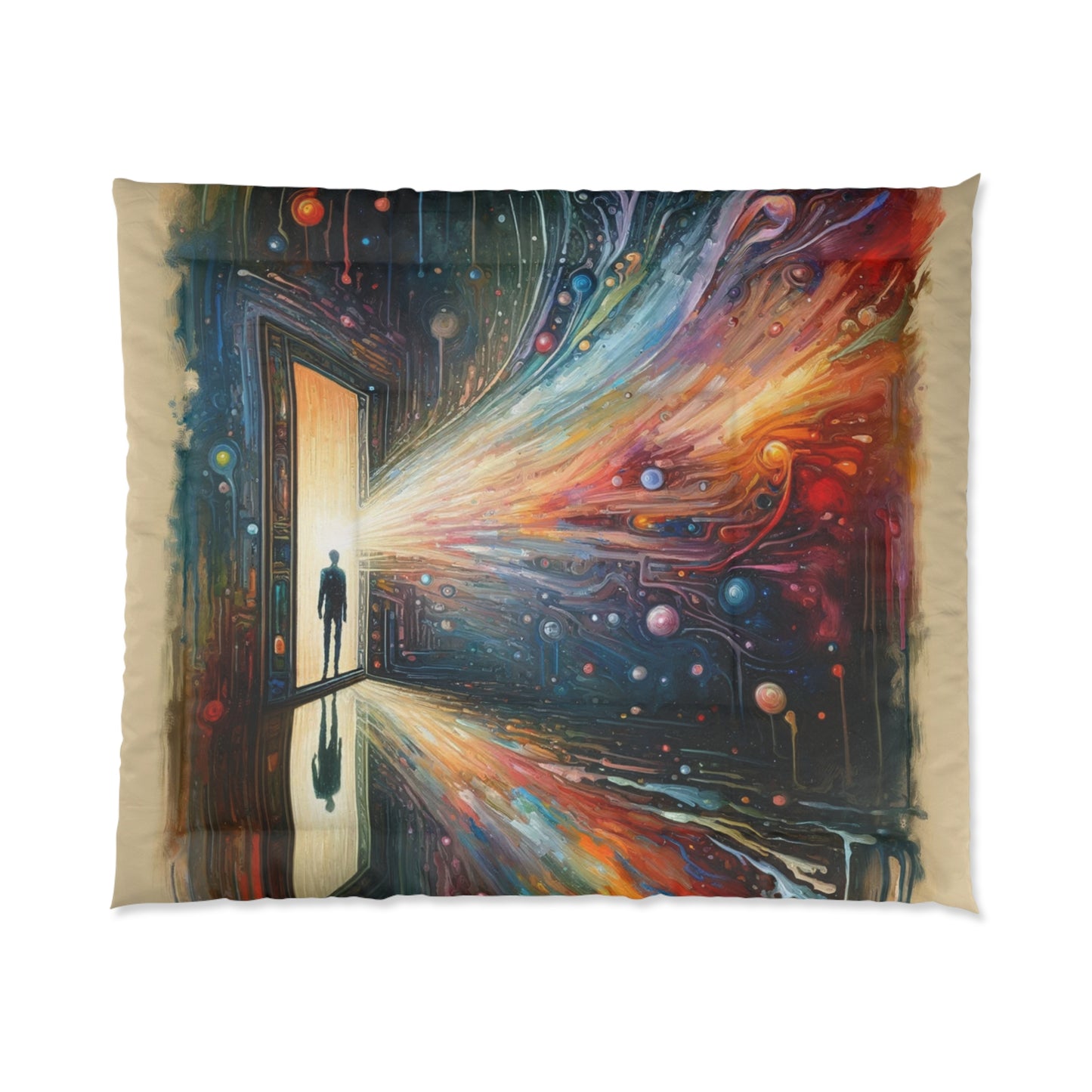Mirror Wholeness Tachism Comforter