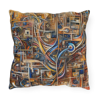 Intricate Life Tapestry Outdoor Pillows