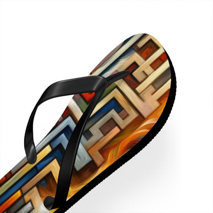 Labyrinthine Love Choices Flip Flops