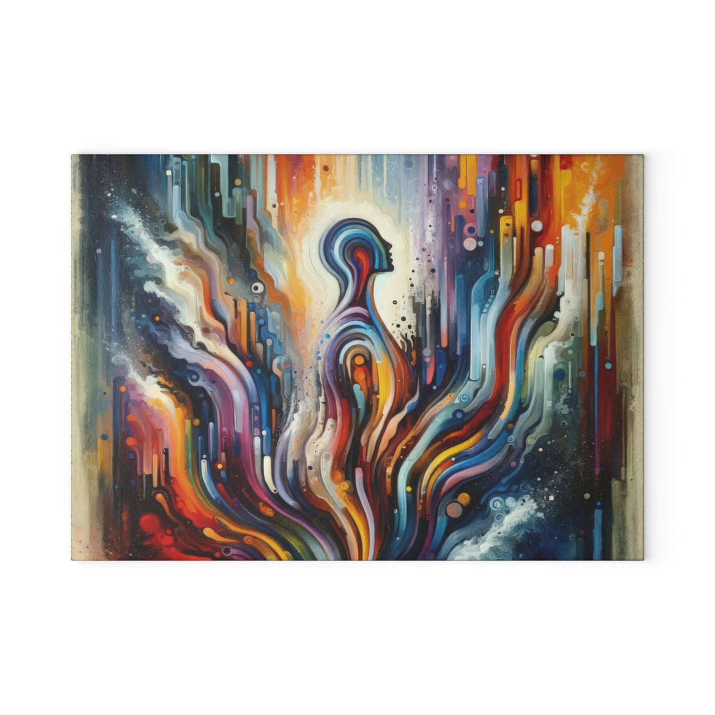 Threshold Collective Consciousness Glass Cutting Board