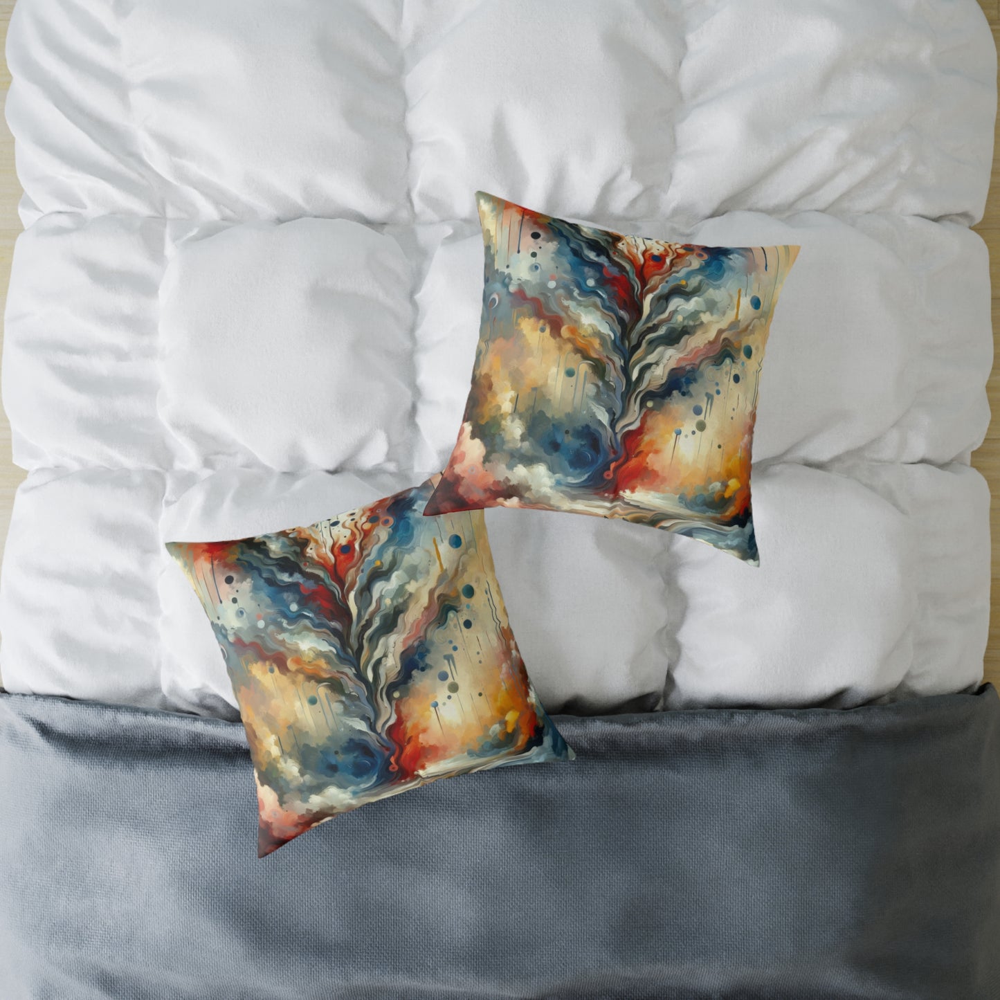 Abstract Forgiveness Offering Spun Polyester Pillow