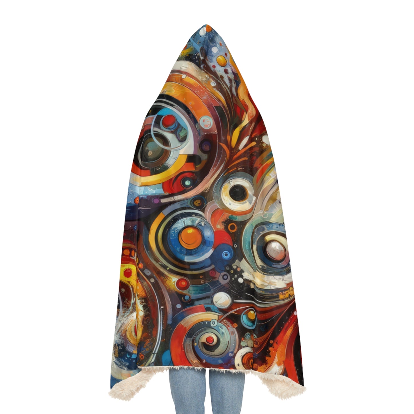 Harmonic Abstract Synergy Snuggle Blanket