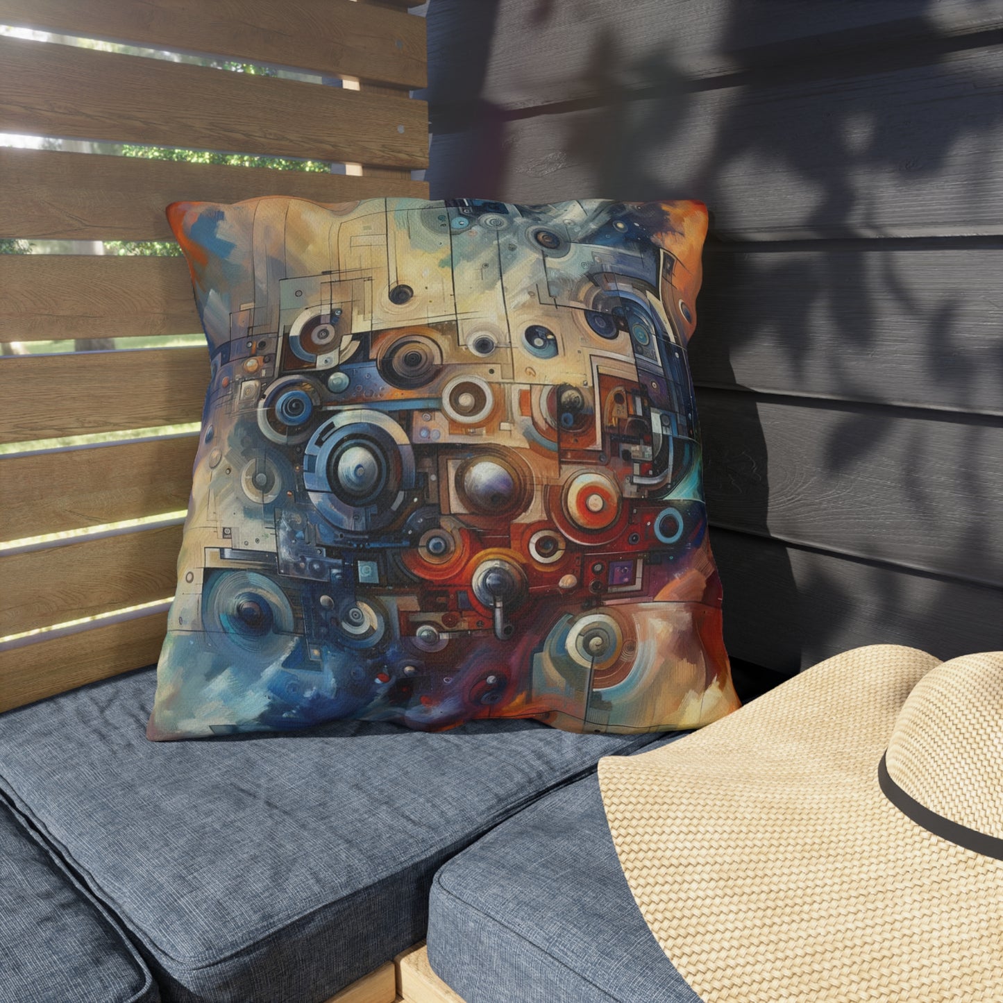 Tech Gratitude Fusion Outdoor Pillows
