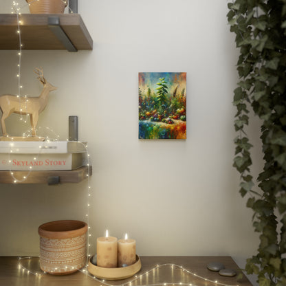 Communal Garden Microcosm Canvas Photo Tile