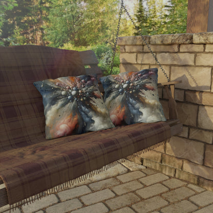 Impactful Deeds Ripple Outdoor Pillows
