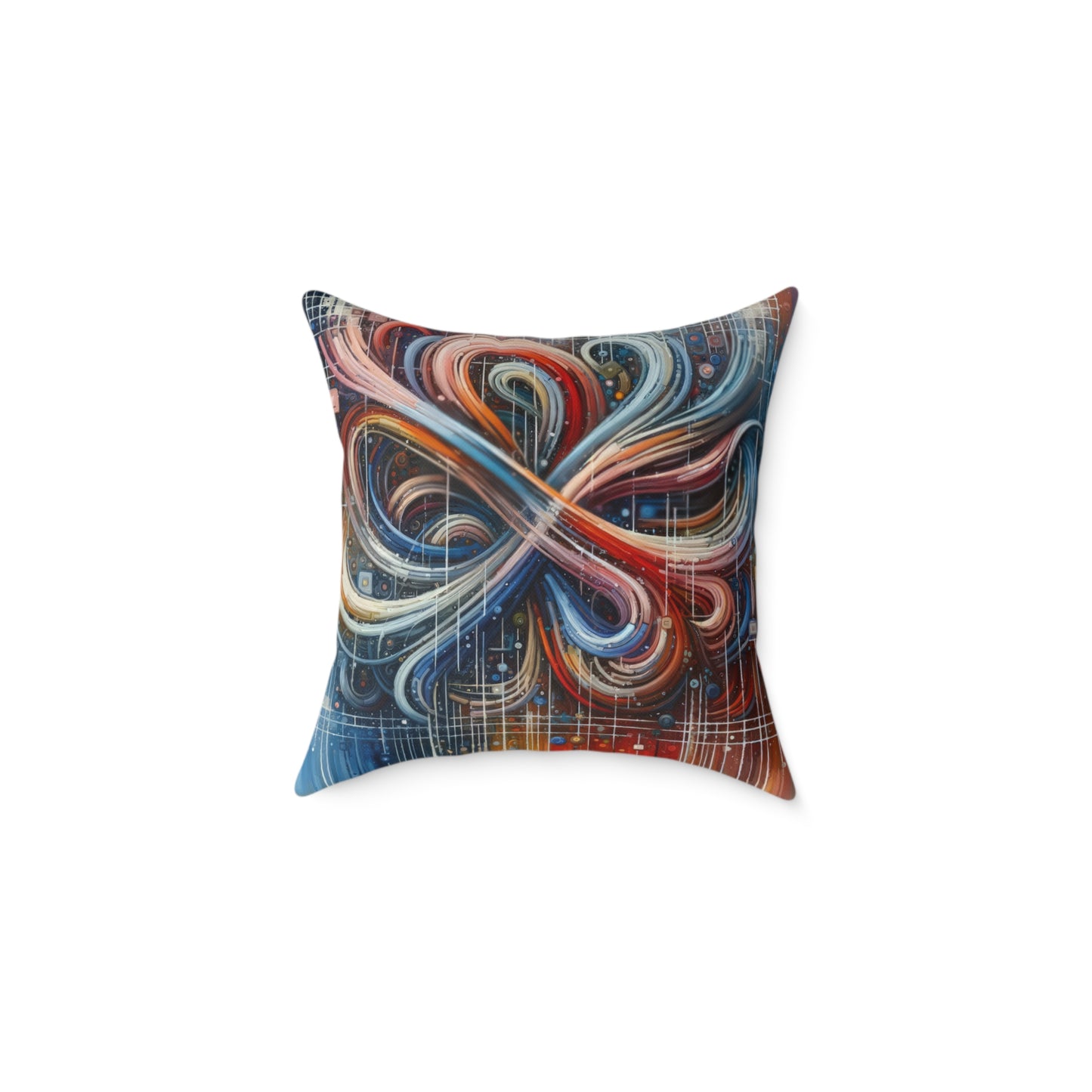 Humanity Tapestry Unification Spun Polyester Pillow