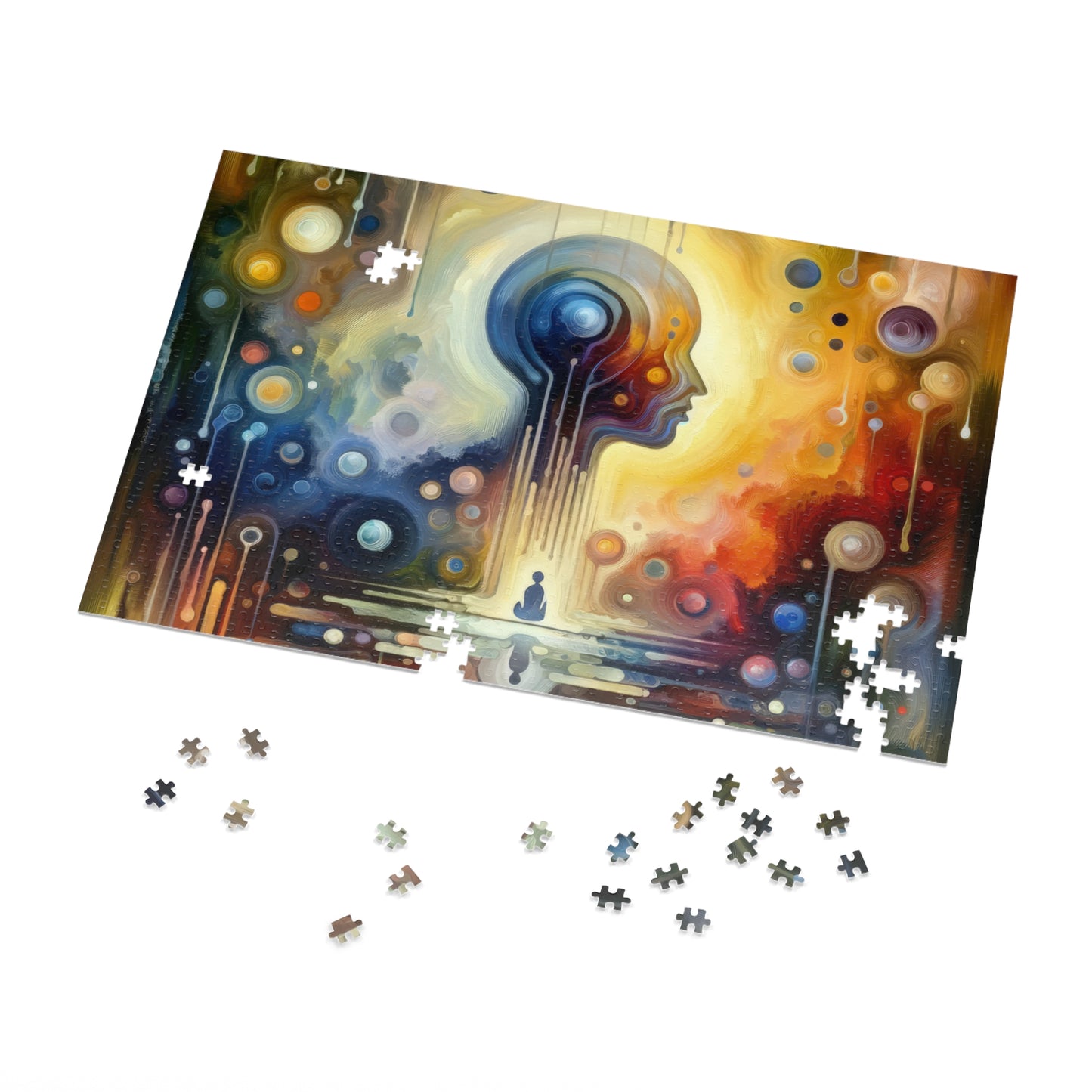 Reflective Oneness Healing Jigsaw Puzzle (30, 110, 252, 500,1000-Piece)