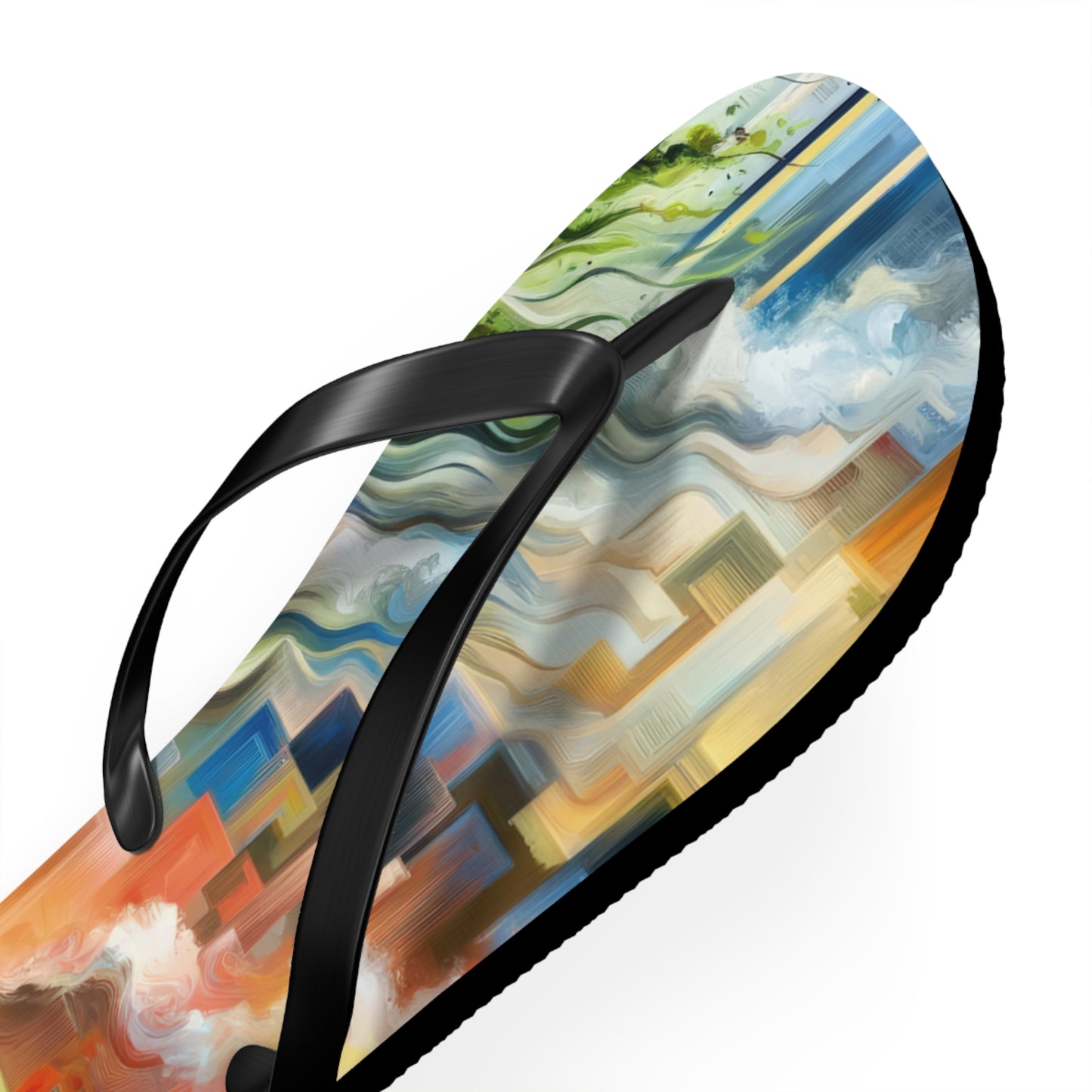 Eternal Digital Contrast Flip Flops