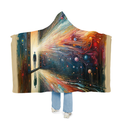 Mirror Wholeness Tachism Snuggle Blanket