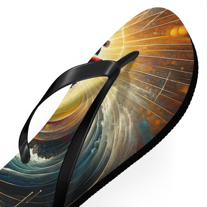 Awakened Heart Waves Flip Flops