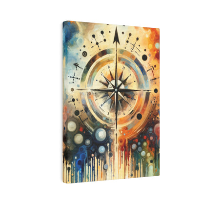 Guidance Abstract Compass Canvas Photo Tile