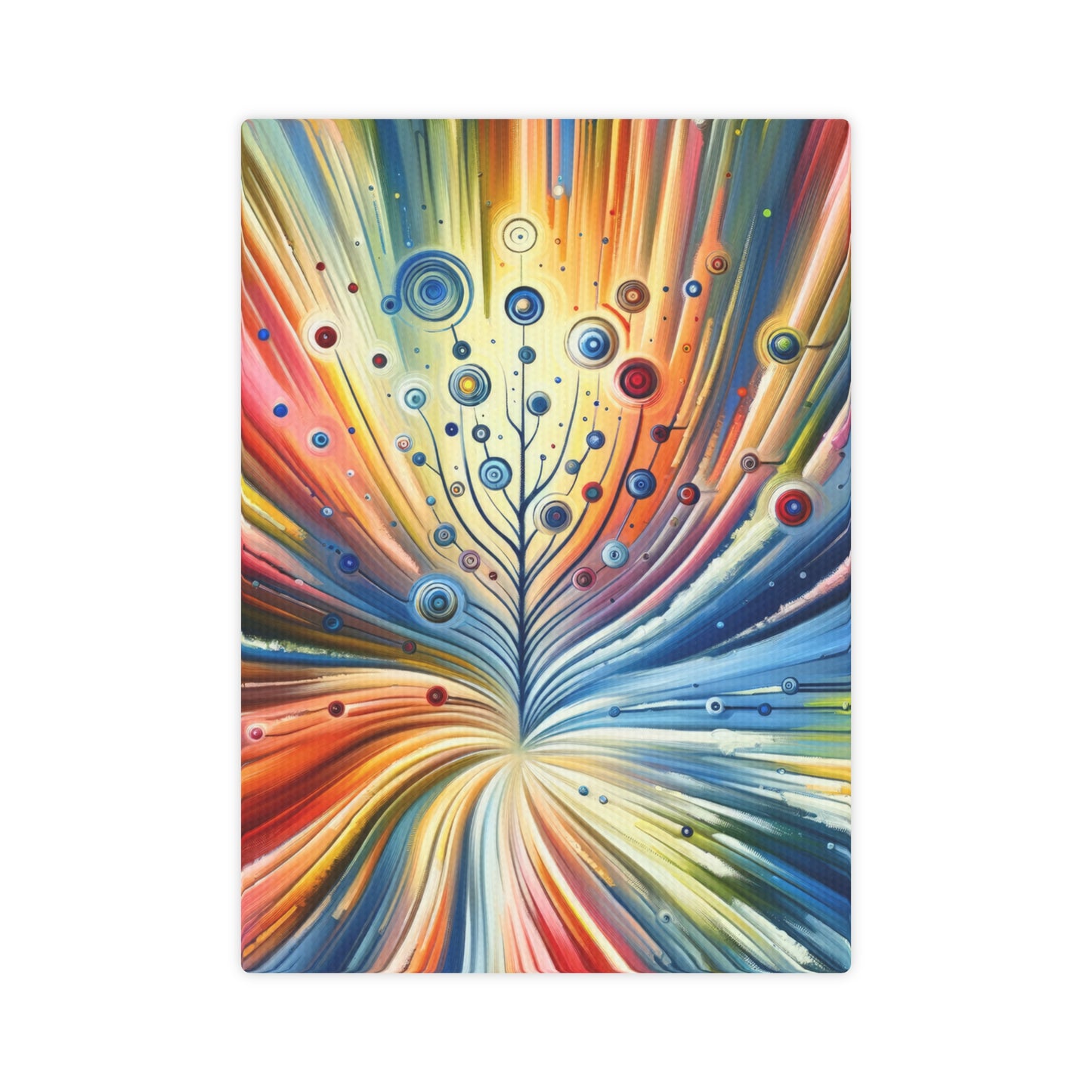 Sustainable Ripple Abstract Canvas Photo Tile