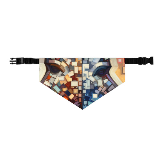 Identity Tachism Intersection Pet Bandana Collar