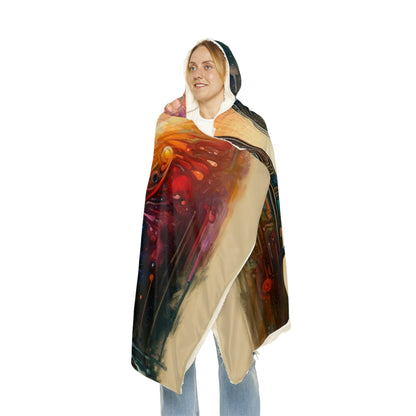 Mirror Wholeness Tachism Snuggle Blanket