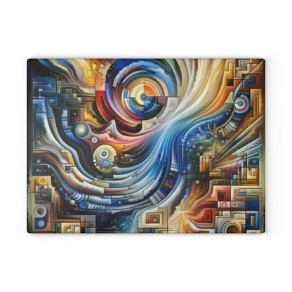 Awakening Spiral Empowerment Glass Cutting Board