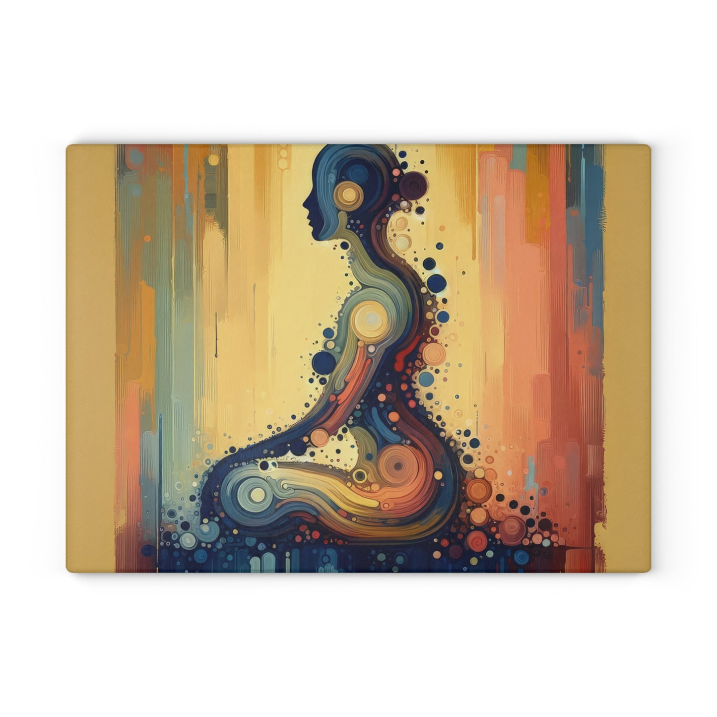 Patience Essence Tachism Glass Cutting Board
