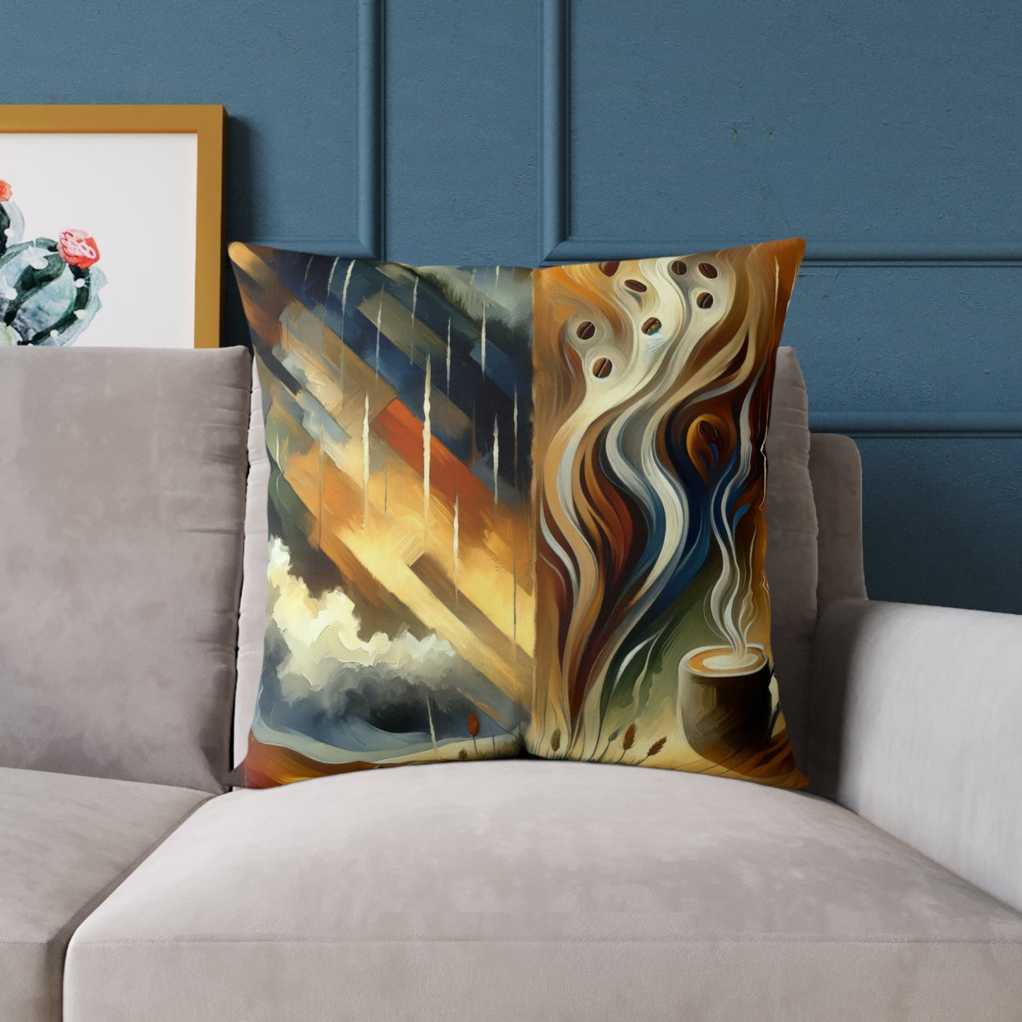 Aromatic Earth Encounter Spun Polyester Pillow