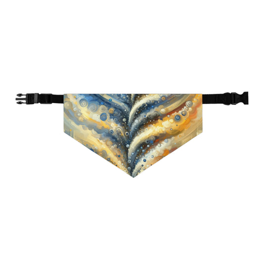 Ripple Effect Abstraction Pet Bandana Collar