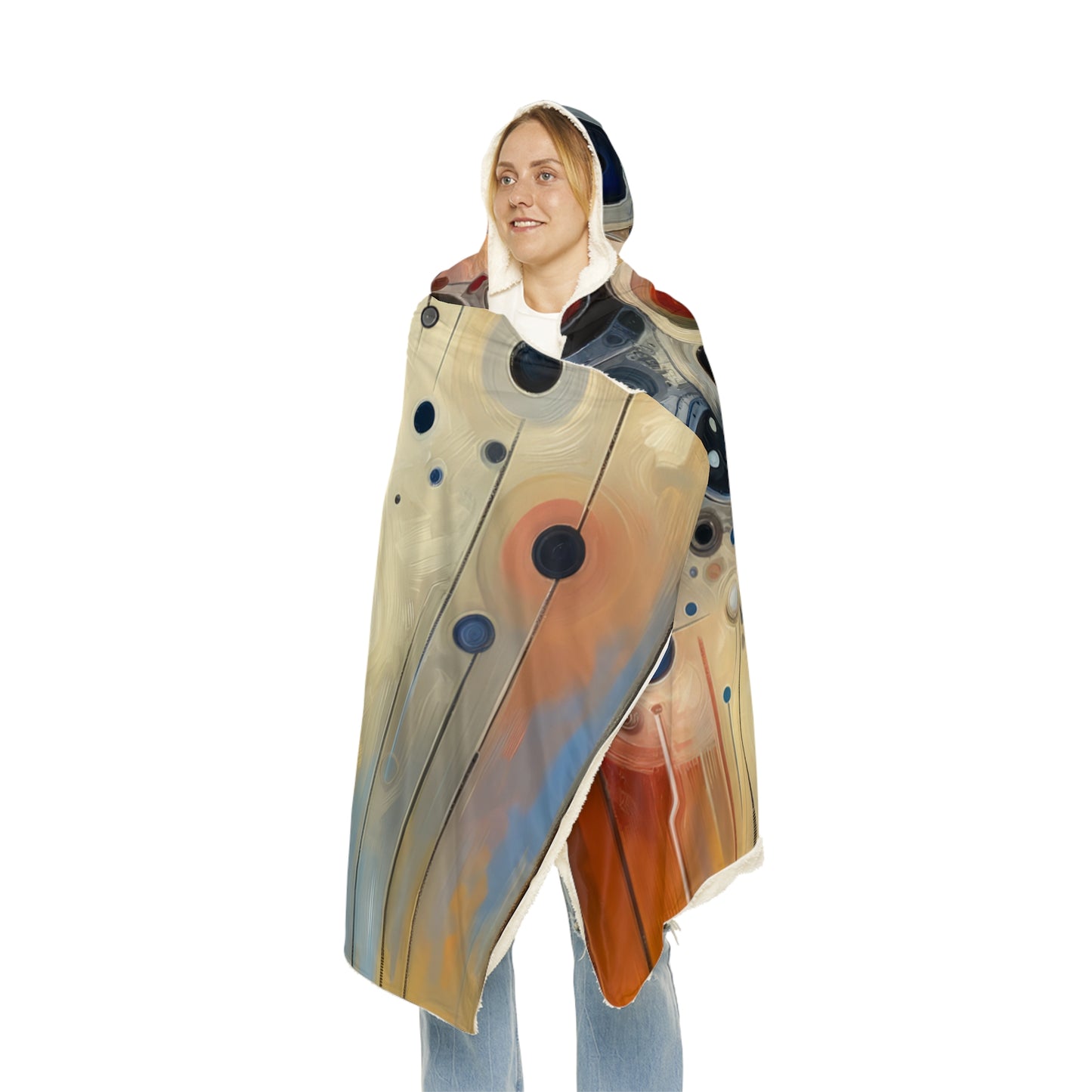 Mindful Tachism Engagement Snuggle Blanket