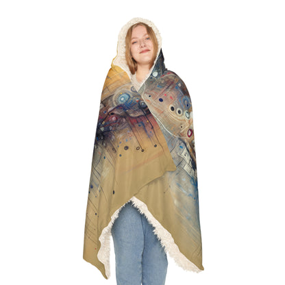 Digital Rhythmic Architecture Snuggle Blanket