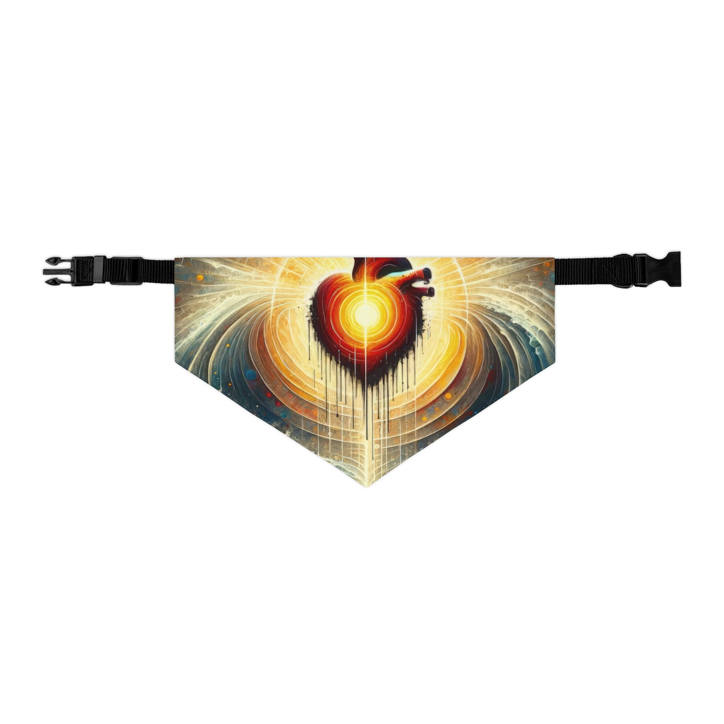 Awakened Heart Waves Pet Bandana Collar