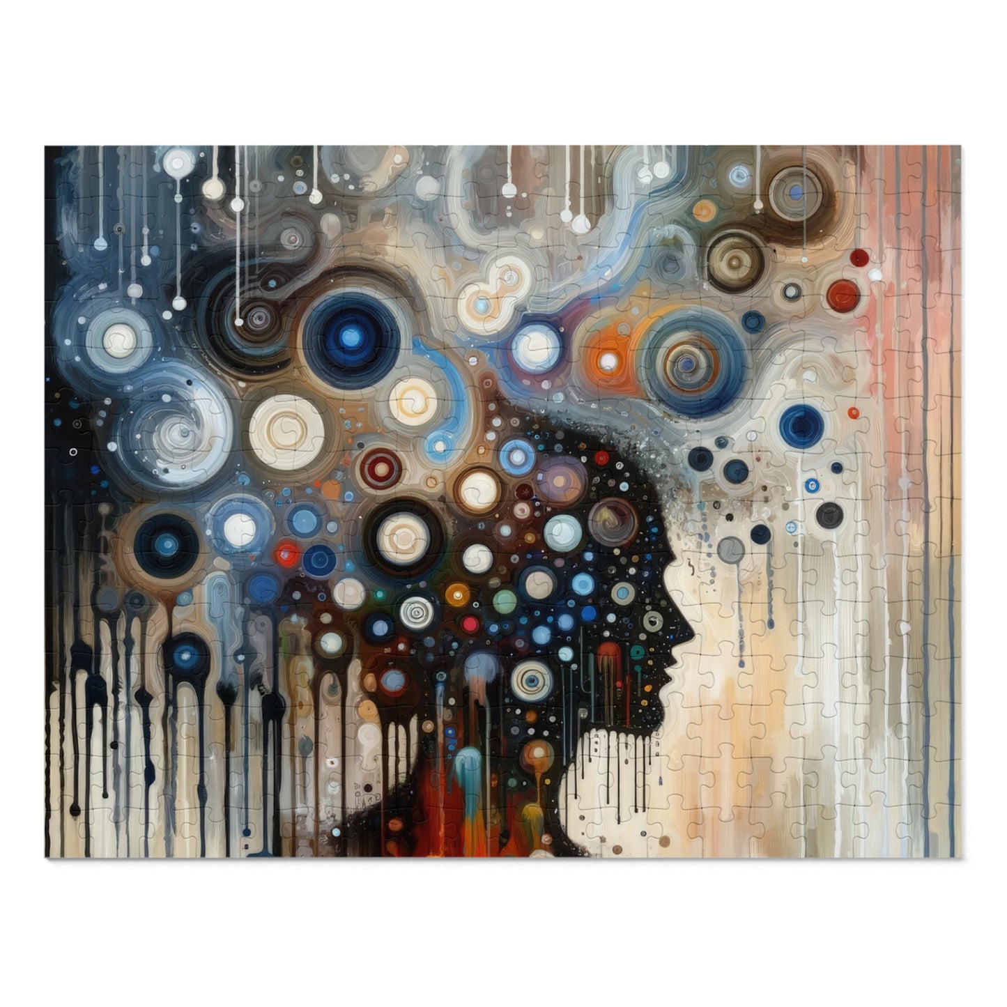 Universal Personal Tachism Jigsaw Puzzle (30, 110, 252, 500,1000-Piece)