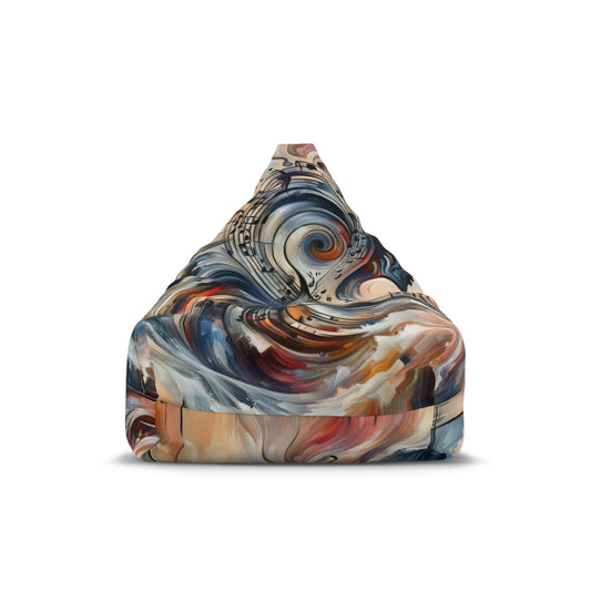 Symphonic Empathic Swirls Bean Bag Chair Cover