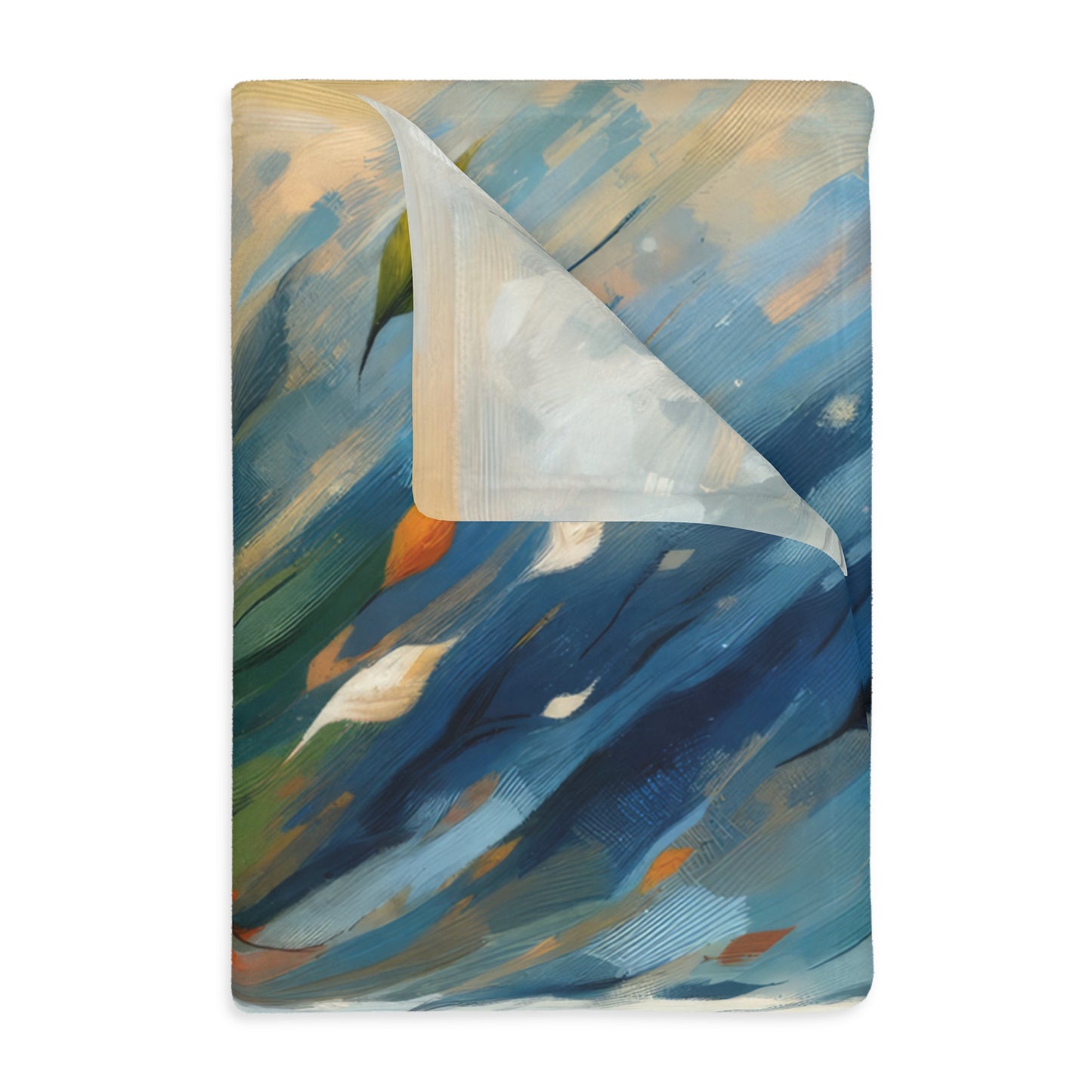 Transient Essence Anchored Velveteen Microfiber Blanket (Two-sided print)