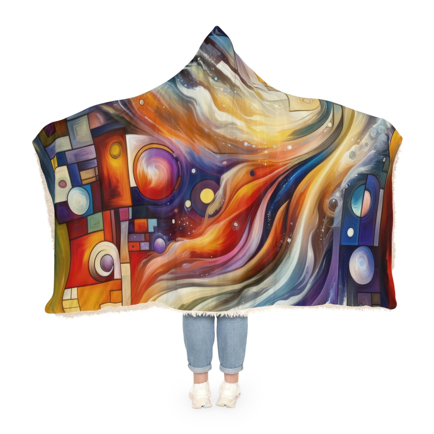 Cosmic Tachism Alchemy Snuggle Blanket