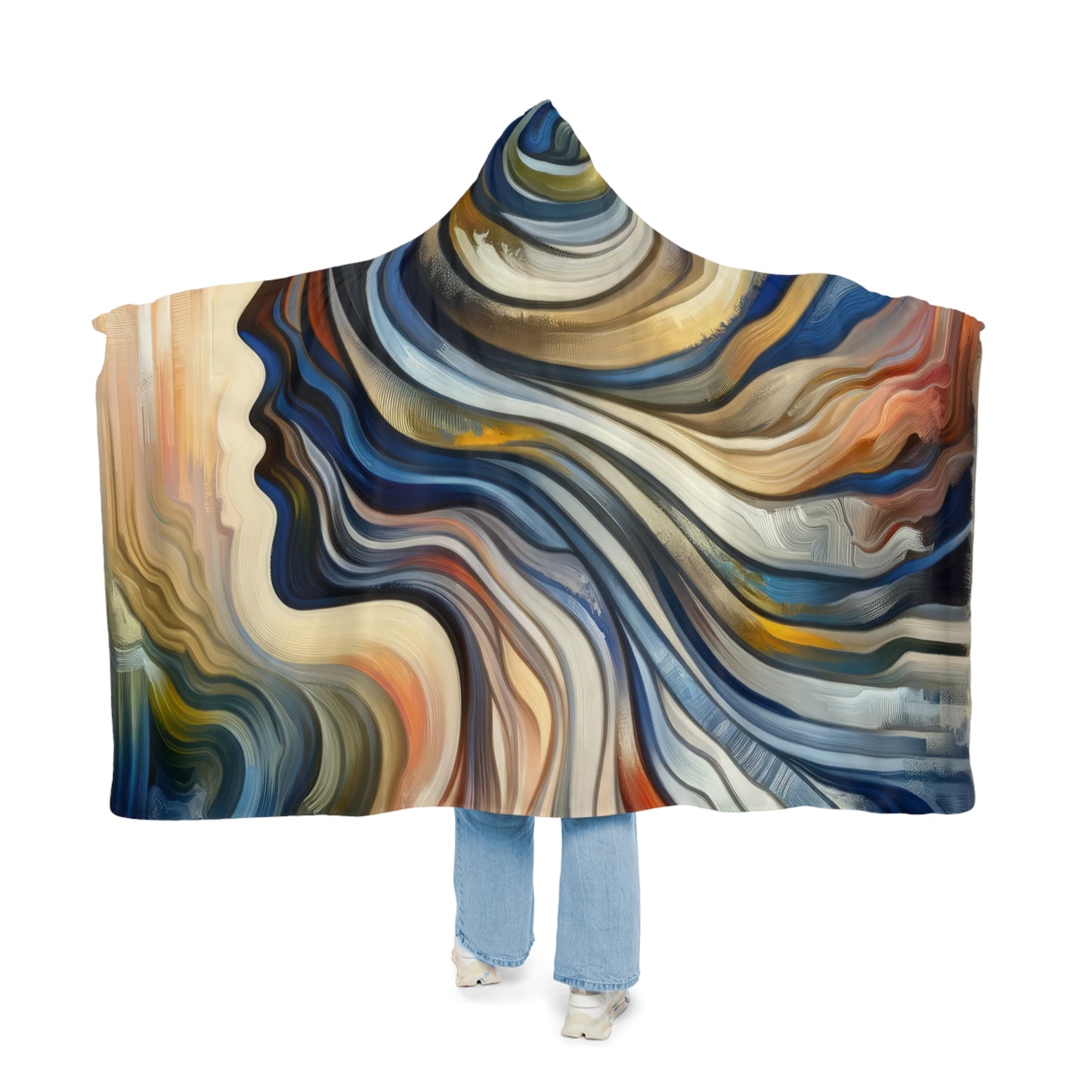 Diplomatic Emotional Currents Snuggle Blanket