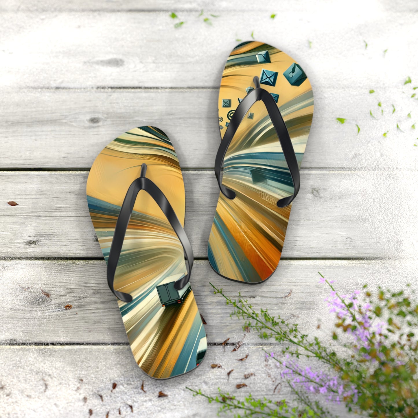 Meditative Commute Flow Flip Flops