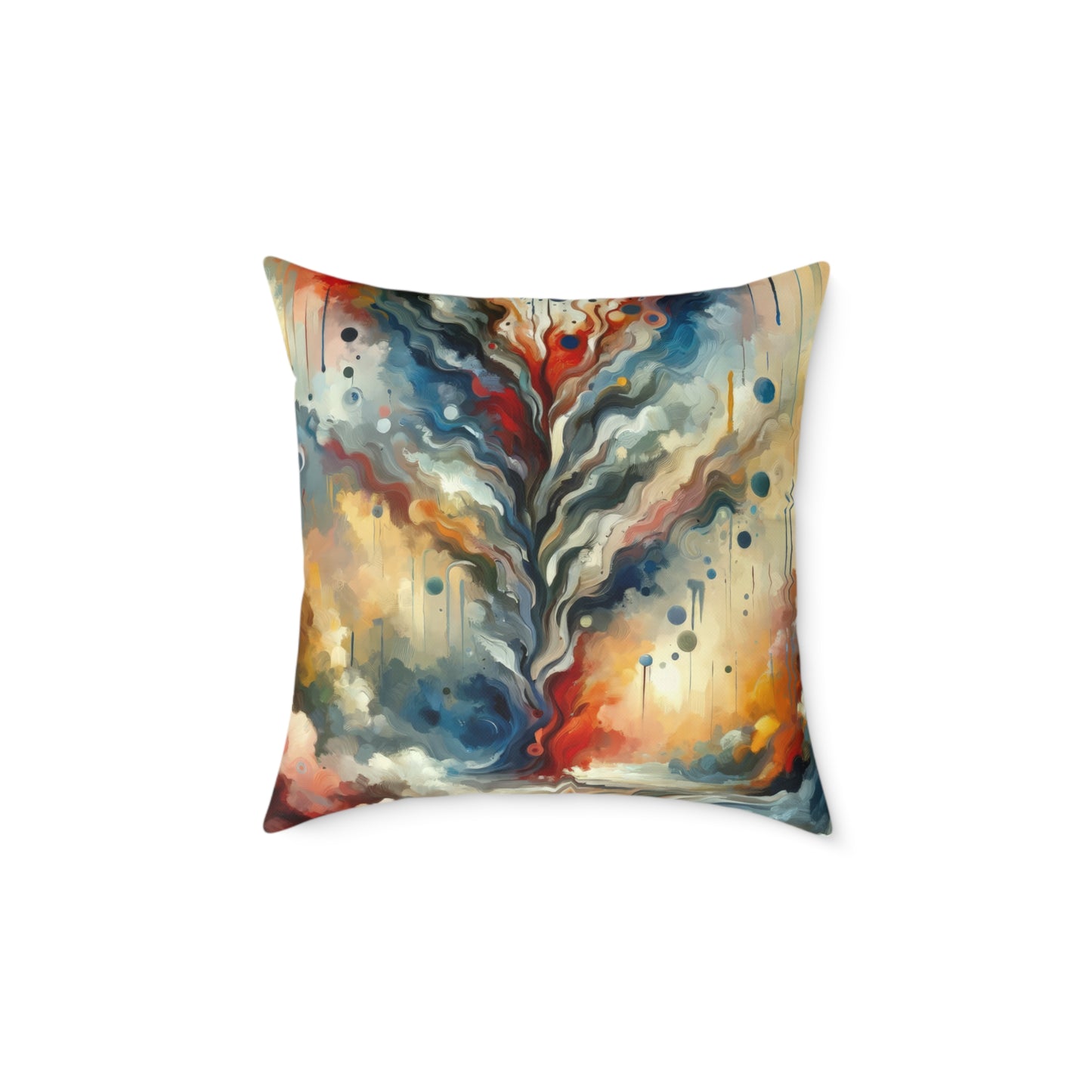 Abstract Forgiveness Offering Spun Polyester Pillow