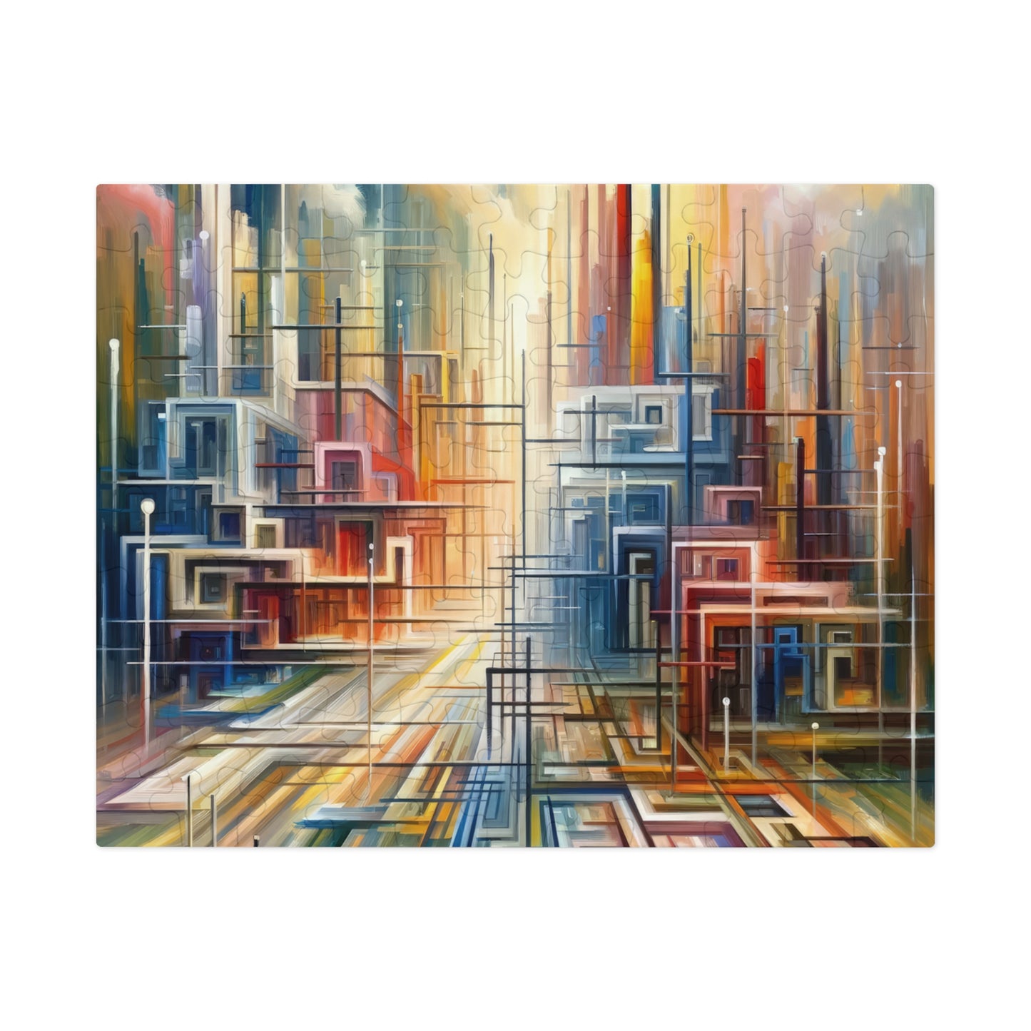 Urban Flow Interconnectedness Jigsaw Puzzle (30, 110, 252, 500,1000-Piece)