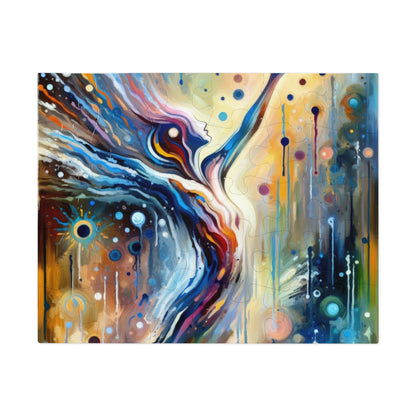 Journey Embrace Tachism Jigsaw Puzzle (30, 110, 252, 500,1000-Piece)