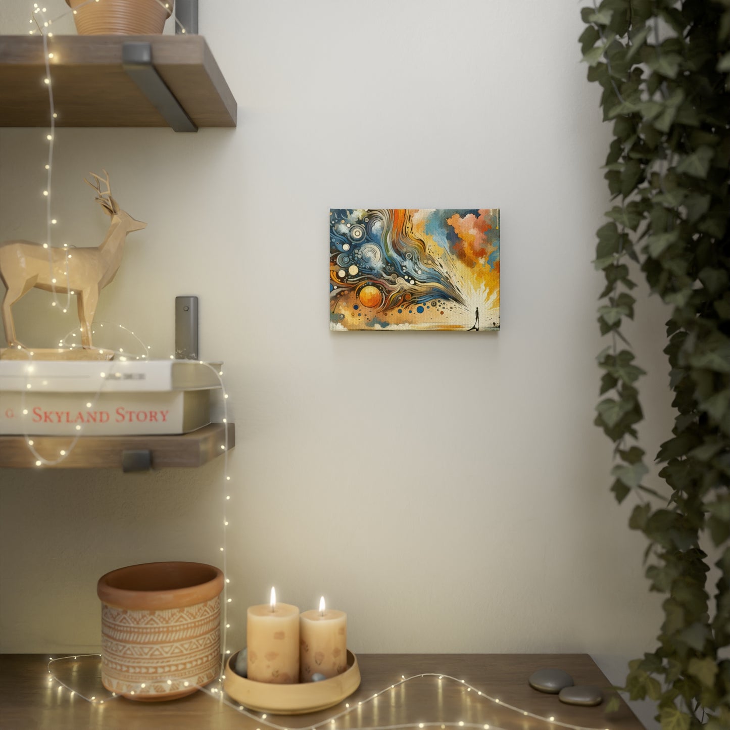 Intentional Awakening Reflection Canvas Photo Tile