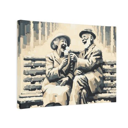 Joyful Companionship Serenity Canvas Photo Tile