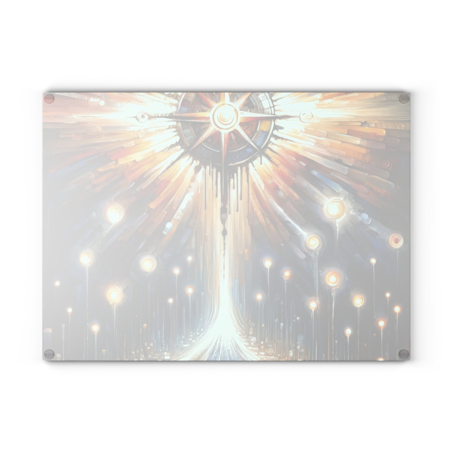 Wisdom Compass Journey Glass Cutting Board