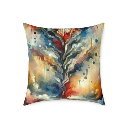 Abstract Forgiveness Offering Spun Polyester Pillow