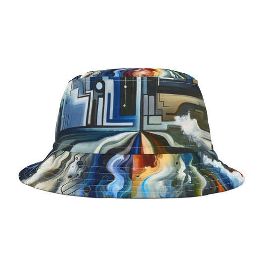 Digital Divide Navigation Bucket Hat (AOP)