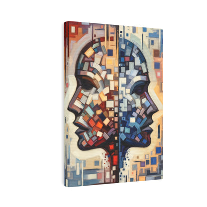 Identity Tachism Intersection Canvas Photo Tile