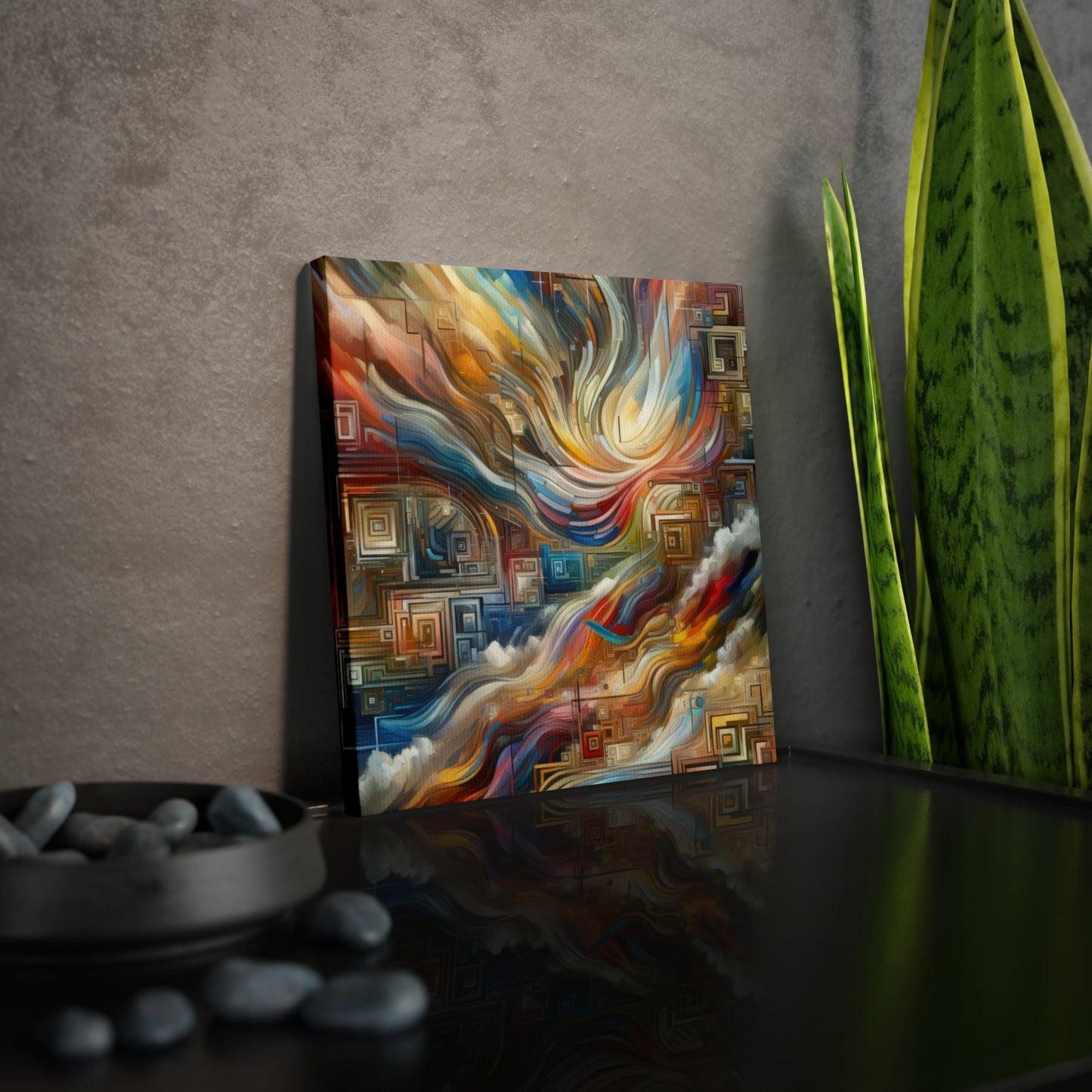 Woven Progress Tapestry Canvas Photo Tile