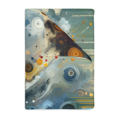 Desire Visualization Tachism Velveteen Microfiber Blanket (Two-sided print)
