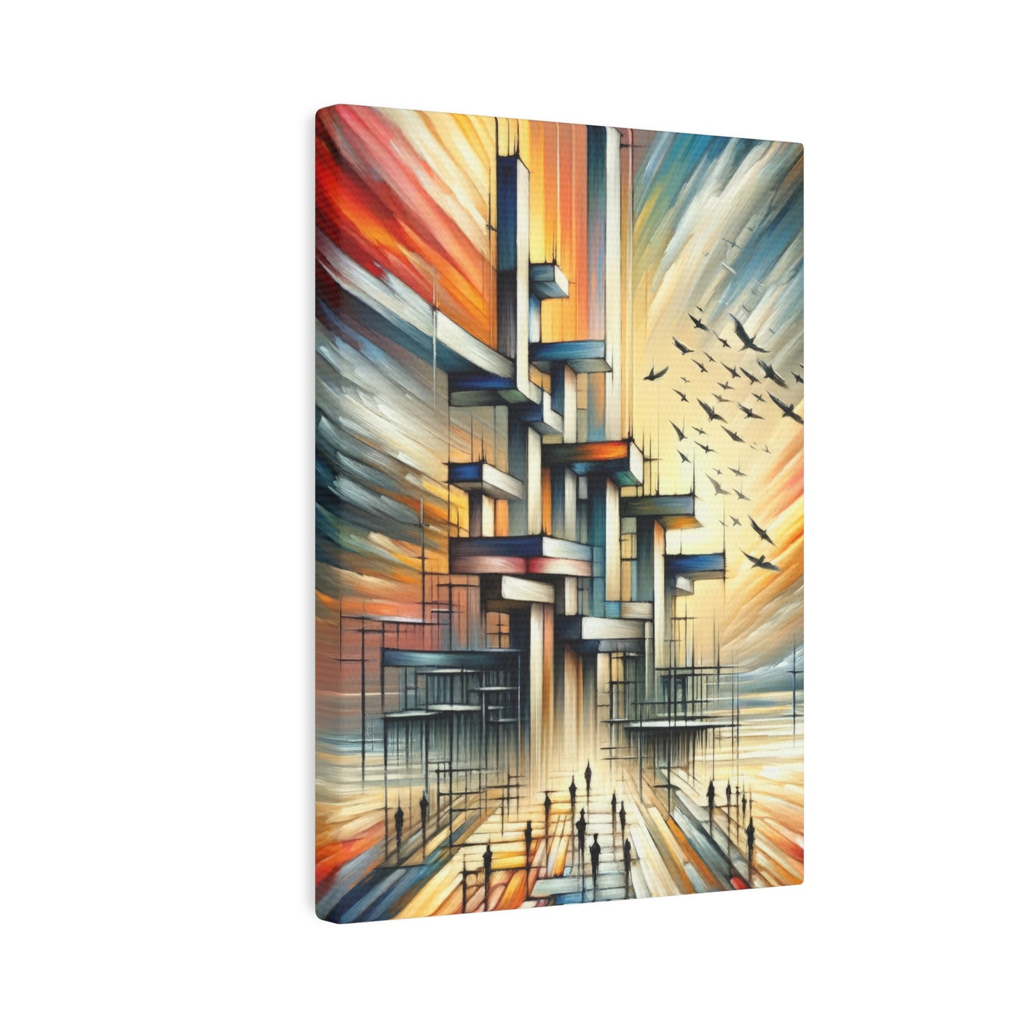 Sovereign Reflective Scaffolding Canvas Photo Tile