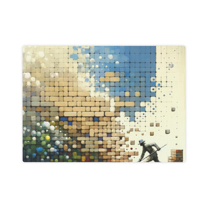 Change Tachism Everyday Canvas Photo Tile