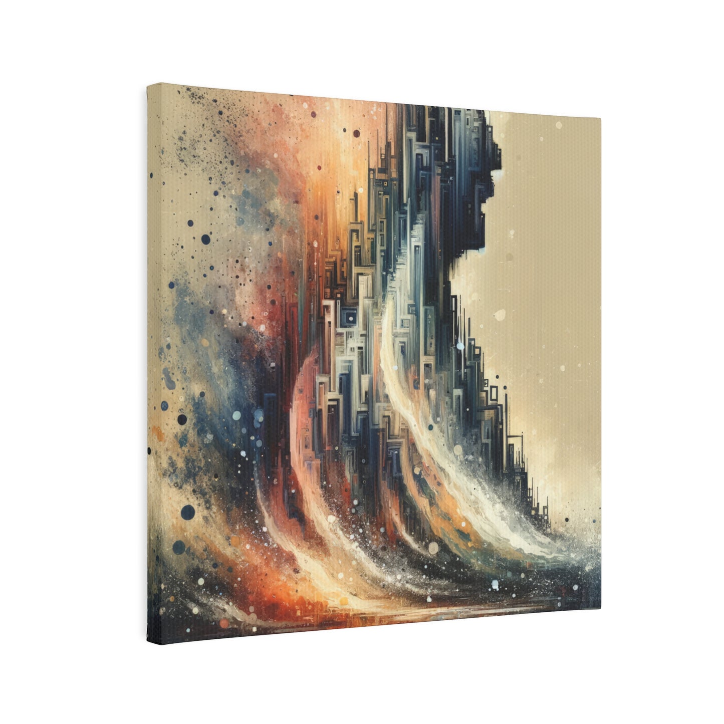 Enduring Echoes Resonance Canvas Photo Tile