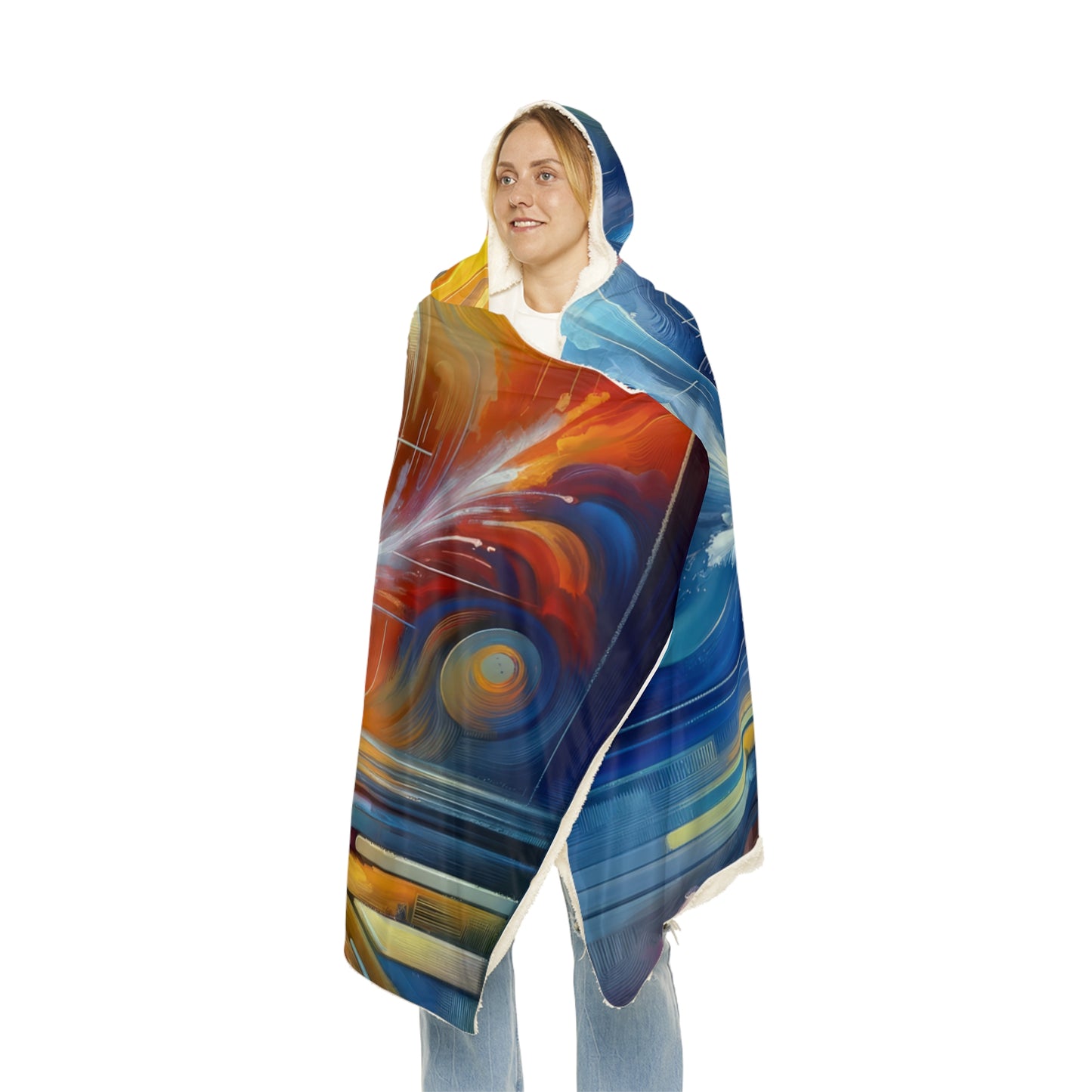 Techno Spiritual Synthesis Snuggle Blanket