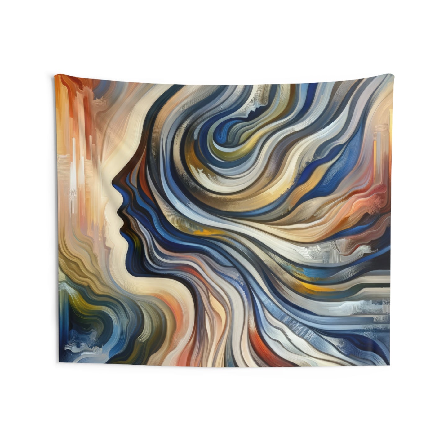 Diplomatic Emotional Currents Indoor Wall Tapestries